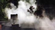 The fountain <i>Salt Marsh Fog</i> marks the history of the MIT park site, on what was once the Charles River's marshy bank.