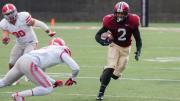 The nifty 28-yard punt return of Seitu Smith ’15 jump-started the Crimson on the way to the touchdown by Paul Stanton Jr. ’16 that made it 17-0.
