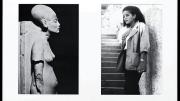 A diptych from O’Grady’s Miscegenated Family Album series