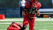 Pick six! Against Brown, senior defensive back Tanner Lee clutched Harvard’s first interception of the season, which he turned into a game-breaking touchdown.