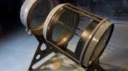 The lenses of the Bruce telescope mounted for display