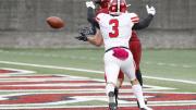Having beaten Cornell defensive back Jake Watkins, Harvard's Ryan Reagan awaits a pass from quarterback Jake Smith. The junior tight end's 12-yard scoring grab was the Crimson's final touchdown of the day.