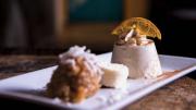 Desserts include tembleque, a coconut pudding.