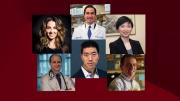 Headshot portraits of: Pardis Sabeti, Dan Barouch, Paul Ridker, David Liu, Xiaowei Zhuang, Marc Lipsitch.