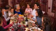 A family celebrates Thanksgiving as coronavirus circulates unseen in the air around them.