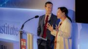 Mark Zuckerberg and Priscilla Chan at Kempner Institute debut