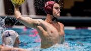 Alex Tsotadze, men’s water polo co-captain, in action