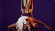 A scene from the dance "just thinking," choreographed by Megan Murdock ’14.