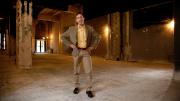 Glen Whitney ’89 stands in an as-yet-unfinished space at the MoMath museum, slated for a 2012 opening.