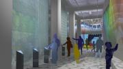 A conceptual rendering of the museum interior