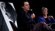 Tony Kushner speaks to Harvard students, faculty, and staff at the Brattle Theatre after a private screening of <i>Lincoln.</i>