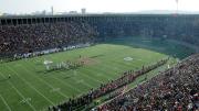 A capacity crowd at the Stadium saw the lead change hands four times in the final quarter.