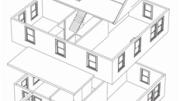 A schematic of CGBC's Sumner Road office, a "living lab" for green retrofitting