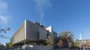 The renovated and expanded Harvard Art Museums have entrances on both Quincy and Prescott Streets. The staff of the Museums hopes that casual passersby will filter through the building and gather in its central courtyard.