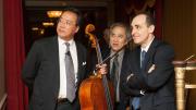 The “Harvard Trio”: Yo-Yo Ma ’76, D.Mus. ’91, Lynn Chang ’75, and Richard Kogan ’77, M.D. ’81