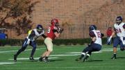 Tight end Ben Braunecker (48) had a routinely superb game, making eight catches. 