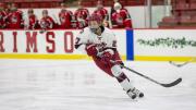 After at 20-point season last year, left wing Karly Heffernan ’18 has a goal and seven assists in nine games this fall. 
