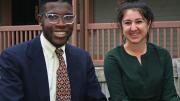 Photograph of Harvard Forward candidates Jayson Toweh and Thea Sebastian