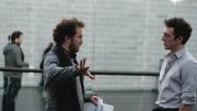 Aronofsky directing Cassel on the ballet-studio set