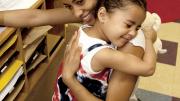 In Dorchester, Solaylah DePina says goodbye to her mother, Saida Neves.