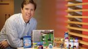 i-Lab director Gordon S. Jones with some of the products he has created or helped develop and bring to market