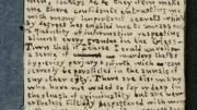 A page from a miniature novel written by teenager Charlotte Brontë