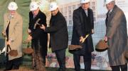 Edward Bond, CEO of Bond Brothers Construction Co.; William Rawn, founding partner of William Rawn Associates, Architects; Harvard Business School dean Nitin Nohria; Tata Group chairman Ratan Tata; and former HBS dean Jay Light
