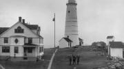 Photograph courtesy of Dolly Snow Bicknell Greetings from Boston Light (1958)