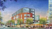 The Barry’s Corner Residential and Retail Commons project, located at the intersection of North Harvard Street and Western Avenue in the North Allston neighborhood, will feature approximately 325 rental residential units, 45,000 square feet of ground-floor retail space, and 180 below-grade parking spaces and 41 on-street parking spaces on two new streets created within the project site.