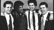 Brothers four: Ned, Harry, author George, and Mark in 1989