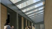 House renewal under way: rendering of the &ldquo;light court&rdquo; beside Leverett House&rsquo;s&nbsp;dining hall 