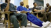 Inmates participating in an entrepreneurship program run by Venturing Out Inc.