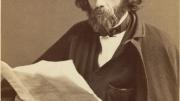 A cabinet card portrait of Hale, circa 1870