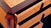 A seven-drawer desk (detail)