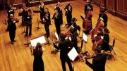 A Far Cry in performance at Jordan Hall, at the New England Conservatory.
