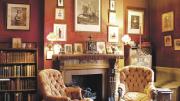 Charles Gibson Jr.&rsquo;s study exhibits his own books and social standing.