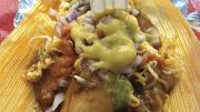 Hot tamales at winter market vendor Tex Mex Eats