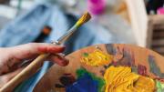 Paintbrush and palette