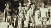 Photograph of Peter Ashton and field team in Borneo