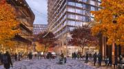 A conceptual rendering of a portion of the Enterprise Research Campus
