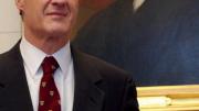 Photo of dean Robert C. Clark, who changed the culture, melding educational encouragement with traditional challenge.