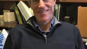 Photograph of Rob Gogan, retired recycling director and acute observer of nature on campus