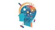 Illustration of a human head benefitting from exercise