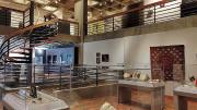 View of the two-tiered interior of the Armenian museum 