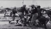 Photo of Bloody Sunday during voting rights march, Selma, Alabama