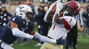 Wideout Kym Wimberly hauls in Luke Emge’s third-down, last-seconds, no-timeouts pass to secure Harvard’s thrilling 31-27 victory in The Game. 