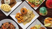 Plates of chicken, potatoes, seafood from Brockton restaurant 