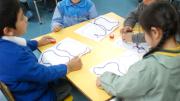 Children in a Peñalolén school that received the less intensive UBC intervention—fewer donated books and less involved teacher workshops.