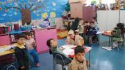 A classroom in Peñalolén (a neighborhood of Santiago, Chile) where "Un Buen Comienzo" is being implemented