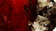 The edges of this rhombohedron crystal of rhodochrosite from Pasto Bueno, Ancash, Peru, measure roughly eight inches each. 